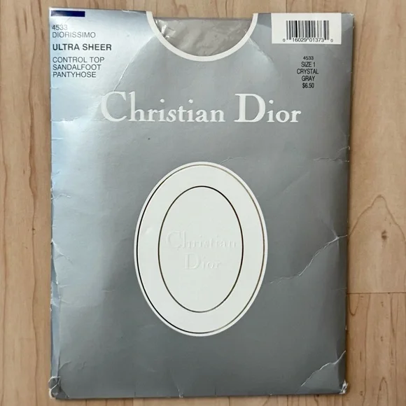 NWT authentic Dior tights - size 1 Christian Dior vintage - Picture 1 of 4